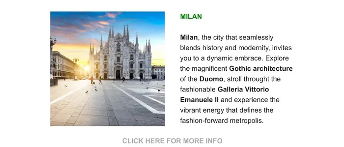 Milan and Lake Como escorted tour